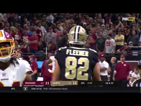 Saints INCREDIBLE Comeback vs. Redskins - 2017 NFL Week 11