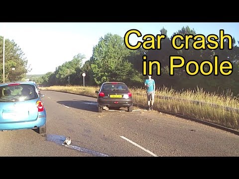 Flying Observations 14 - Car crash in Poole, lucky chap