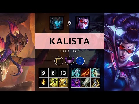 Kalista Top vs Vayne - EUW Master Patch 25.09