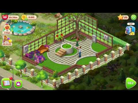 Homescapes Story Walkthrough Gameplay Garden - Day 3