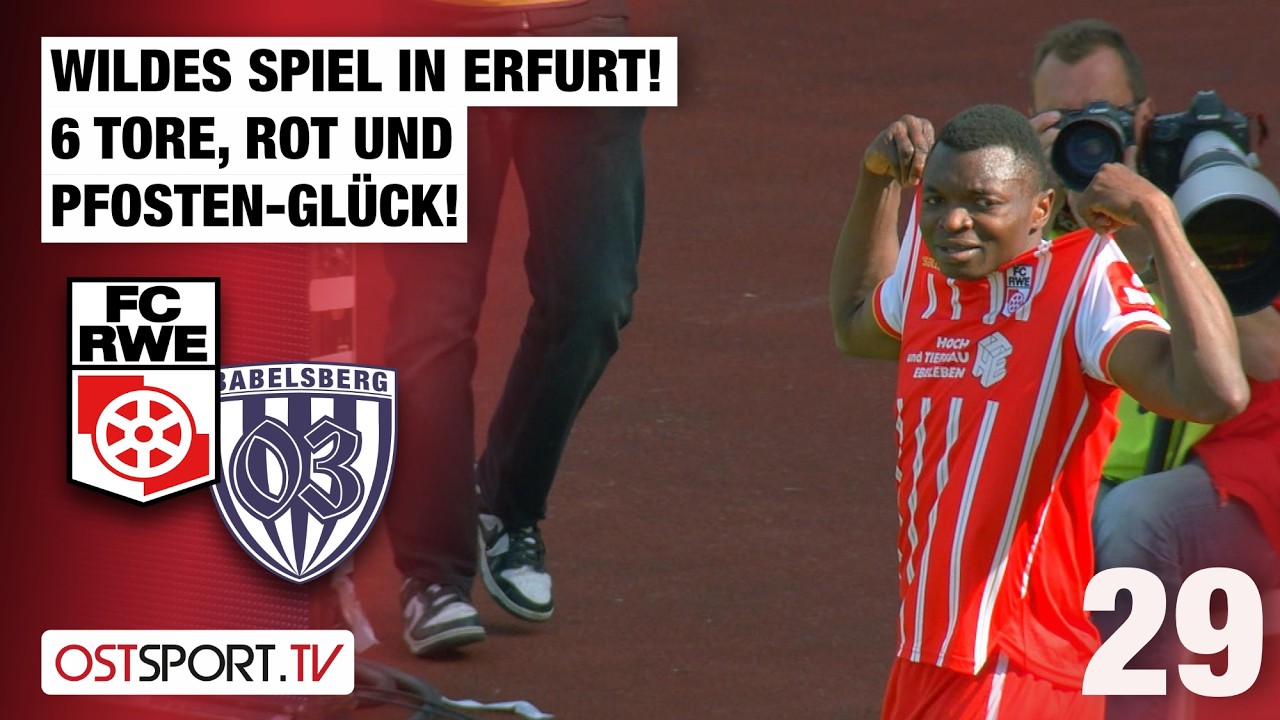 Rot Weiß Erfurt vs SV Babelsberg 03 Highlights