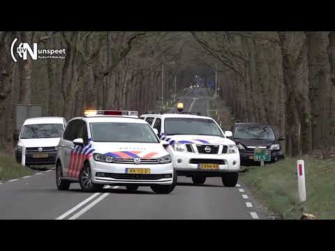 Voetganger overlijdt na aanrijding op N310 bij Elspeet (VIDEO)