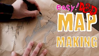 The BEST Tip For Drawing A BELIEVABLE Fantasy Map | No Creative Energy Needed