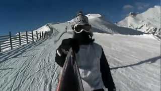 preview picture of video 'Ski a Orcieres 1850 pré-ouverture 09/12/12'