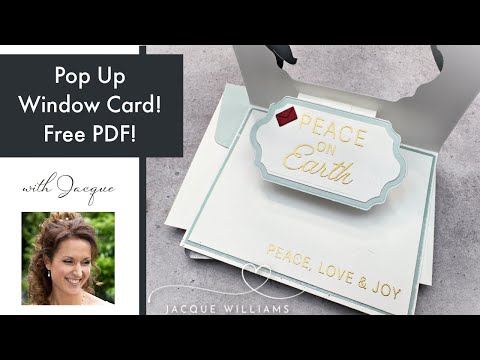 Pop Up Window Card with Free PDF!