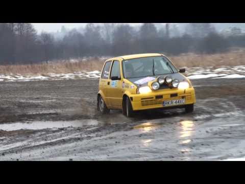 Ryszard Dunaj Fiat Cinqecento - KJS "Rajd Zimowy 2011" 2011-02-06 - Jedlicze Krosno