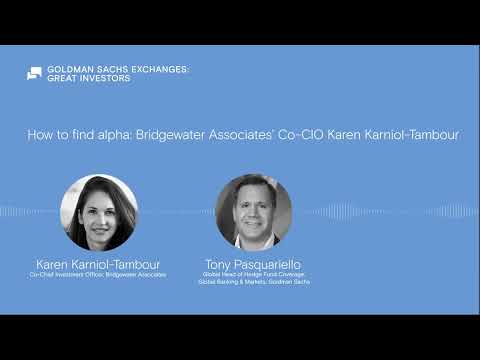 Bridgewater Associates' Co-CIO Karen Karniol-Tambour - YouTube