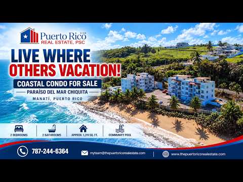 Condo for Sale in Manatí, Puerto Rico | Paraíso del Mar Chiquita 🌊