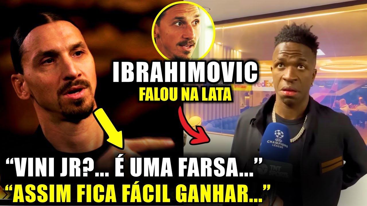 🚨 NOSSA! Olha o que o IBRAHIMOVIC FALOU DE VINI JR “UMA FARSA...”