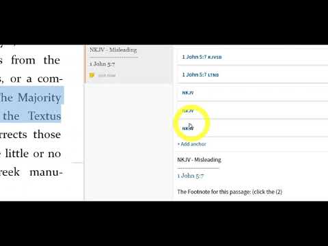 Logos 8 - New Ideas - Using Anchors - A Better Way