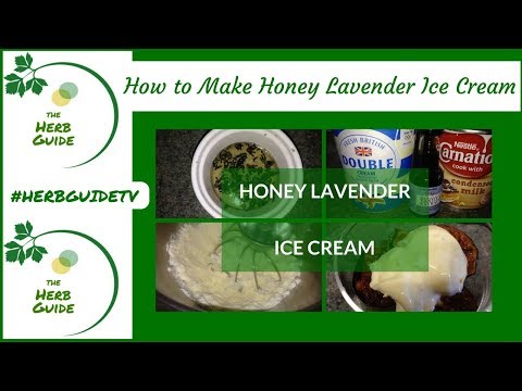 How to Make No Churn Ice Cream| Honey Lavender Ice Cream