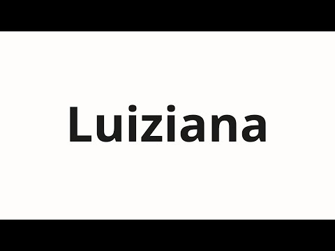 How to pronounce Luiziana | Луизиана (Louisiana in Russian)