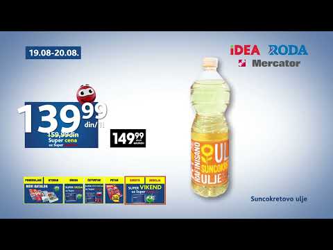 IDEA RODA MERCATOR I Super vikend 19-20.08.2023.