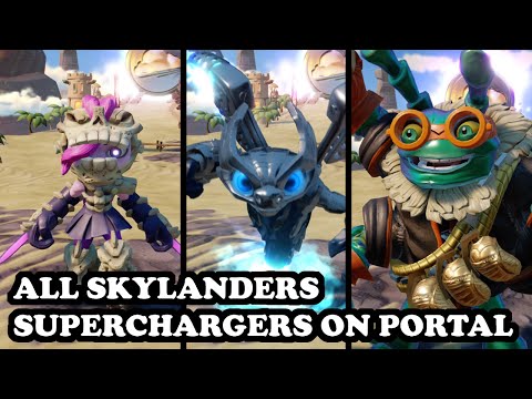 Skylanders Superchargers - All Skylanders Superchargers & All Vehicles on Portal GAMEPLAY