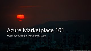 Azure Marketplace 1o1 : Partner Center