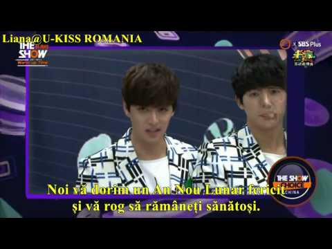 [ROMANIAN SUB]150303 U-KISS "THE SHOW China Choice" Win