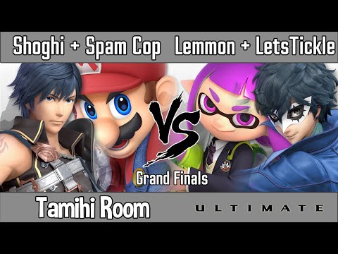 Tamihi Room - Shoghi + Spam Cop Vs. LetsTickle + Lemmon - Grand Finals - Smash Ultimate