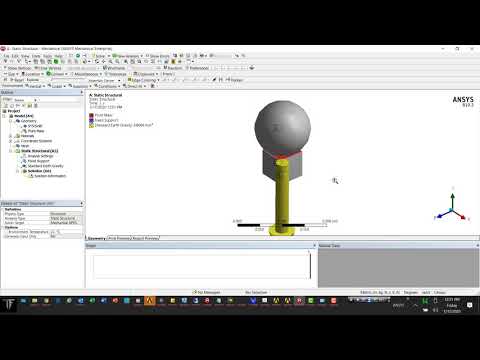 Viewing Point Masses in Ansys Mechanical (Workbench)