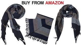 Zaina Men and Women's Cotton Sober Look Scarf - Amazon Prime Product