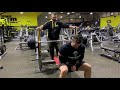 155kg ( 341.7 pounds ) Triceps Close Grip Bench Press