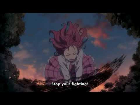 Noragami | Kofuku stops Yato and Bishamon fight | ep.6