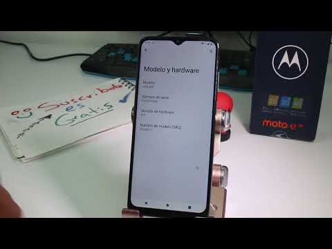 como saber mi imei y numero serie Motorola Moto E22i, E22 y E20 Cómo ver el IMEI