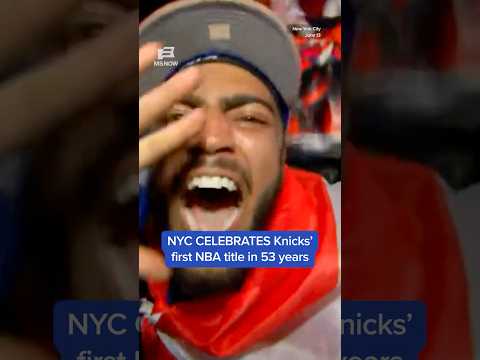 NYC CELEBRATES Knicks' first NBA title in 53 years