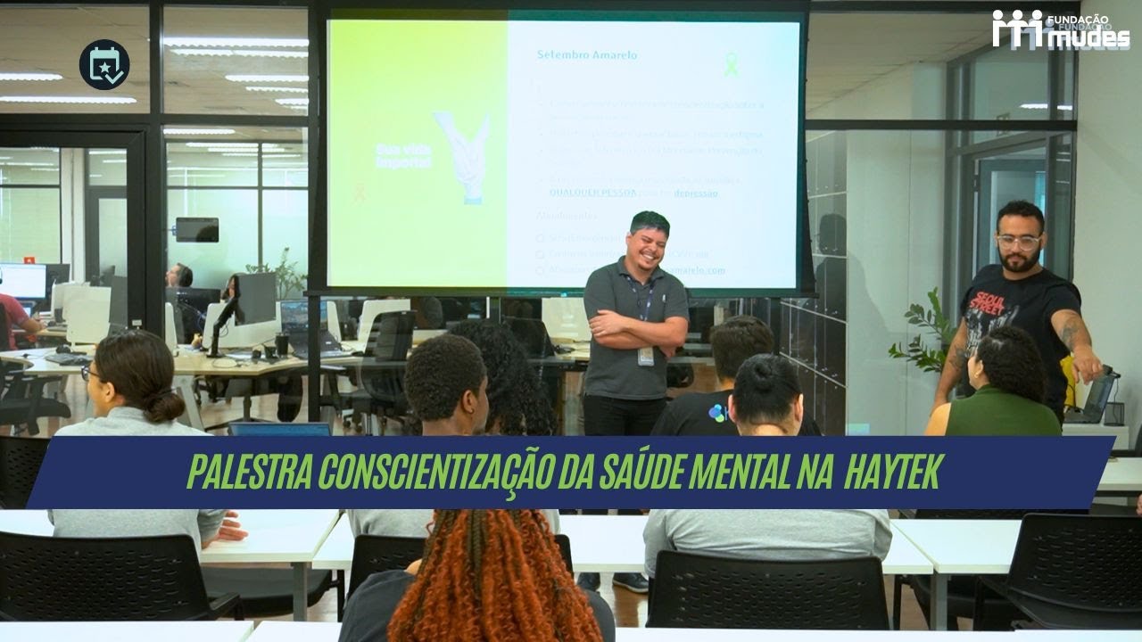 Palestra Saúde Mental na HayTeK LENTES OFTALMICAS SA