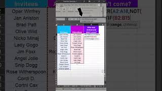 List comparison. Find what was on the original list and not on the second list. - Excel Xpert tutorial video