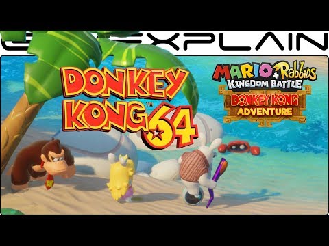 Donkey Kong 64 Music in DK Adventure DLC (Mario + Rabbids Kingdom Battle)