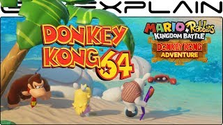 Donkey Kong 64 Music in DK Adventure DLC (Mario + Rabbids Kingdom Battle)