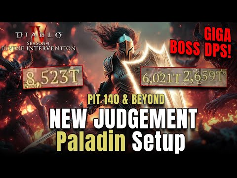 GIGA BOSS DPS NEW JUDGEMENT Paladin Setup Pit 140 & BEYOND