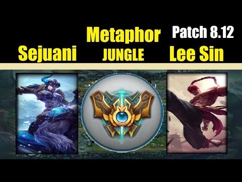 Metaphor | SEJUANI vs LEE SIN | SEJUANI Jungle | Challenger Gameplay | Patch 8.12