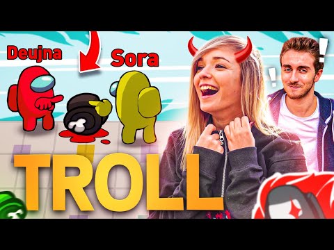 JE FAIS MON MEILLEUR TROLL SUR SORA et je panique en imposteur (Among Us)