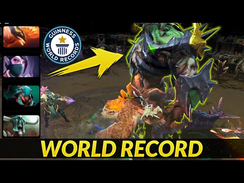 Aghanim's Labyrinth WORLDRECORD lvl 5 Fastest Ever Final Boss with GIGANTIC Hero