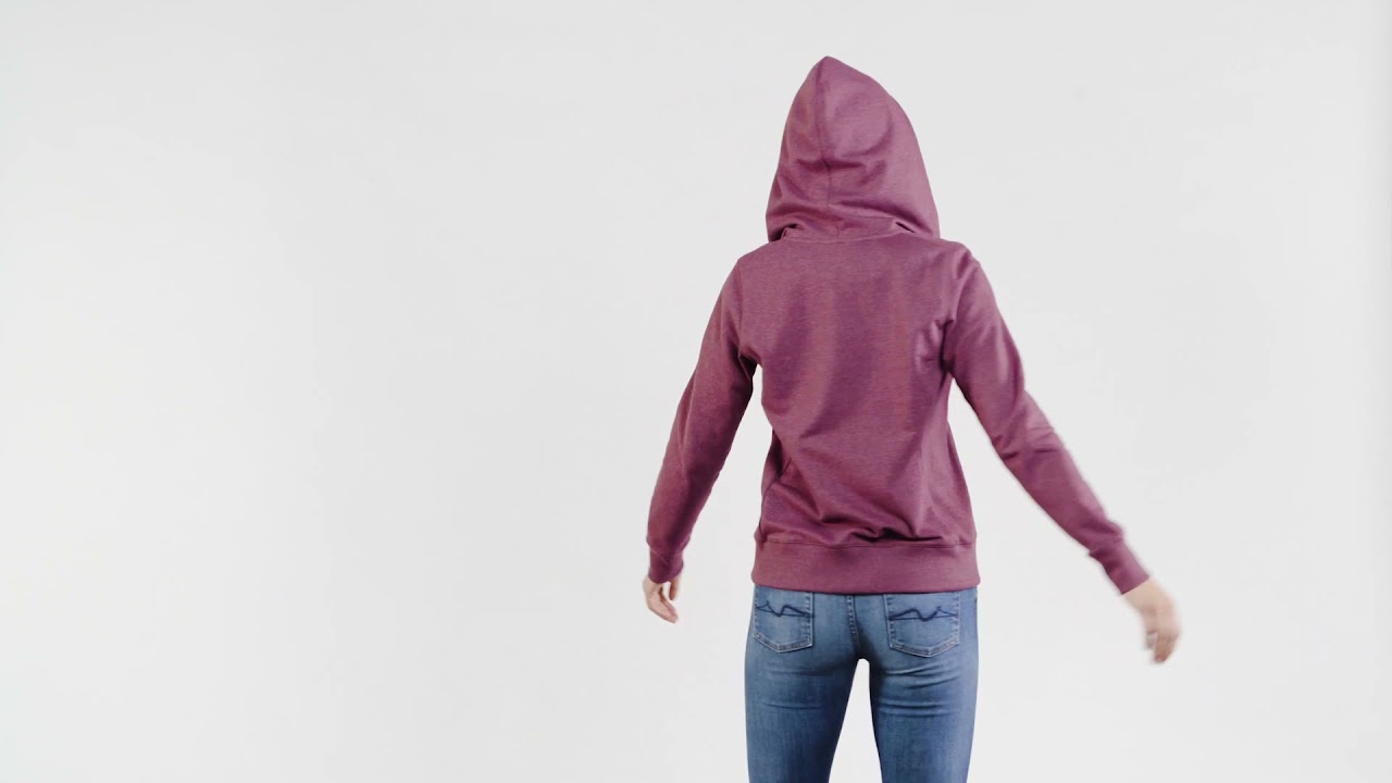 District dt8103 District Women's Re Fleece Full Zip Hoodie DT8103