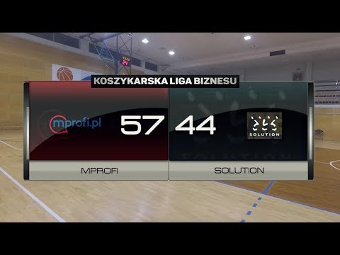 mprofi.pl vs Solution - VII kolejka - Superliga Warszawa - Koszykarska Liga Biznesu