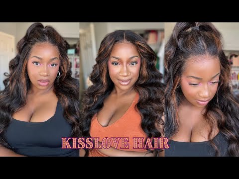 Glueless Wear & Go Kiss Love hair 13x4 Balayage Wig
