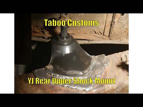 Jeep YJ Upper Shock Mount Repair Kit Installation