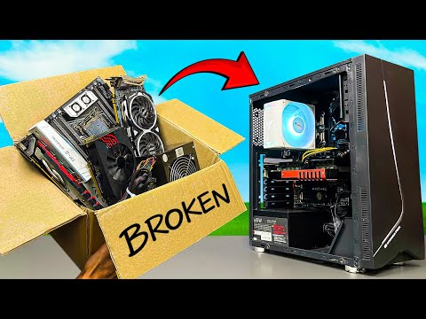 Can You Build a Working PC Using Only Broken Parts?!