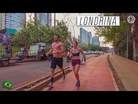 🇧🇷 Walking in LONDRINA city — Paraná, Brazil 【 4K UHD 】