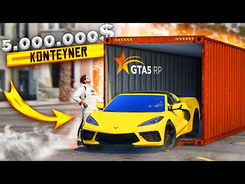 @theDonni  HAYRATDA  PREMIUM KONTENERDAN EXKLUZIV MOSHINA CHIQDI   - GTA 5 RP Rockford