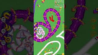 Wormzoneio magic gameplay! 😈🐍#snakezone #wormszone #shortsfeed #foryou #shorts #video #trending