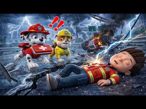 Dios mío... ¡RYDER, por favor despierta! ¡No dejes a los cachorros patrulla! - PAw PatRol en Español