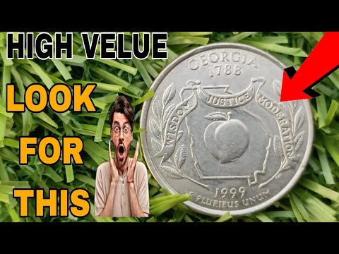 Rare 1999 Georgia State quarter Worth Money - How Much is a Georgia Error quarter Big Money Today!!