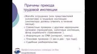 Причины прихода трудовой инспекции