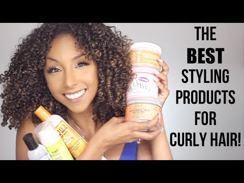 The BEST Styling Products For Curly Hair |...