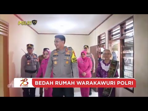 KAPOLRESTA BANDAR LAMPUNG BEDAH RUMAH WARAKAWURI POLRI
