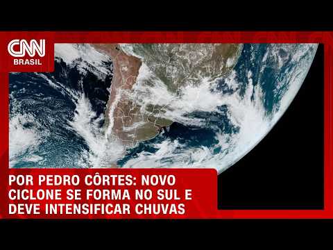 Novo ciclone extratropical se forma no Sul e deve intensificar chuvas | CNN NOVO DIA
