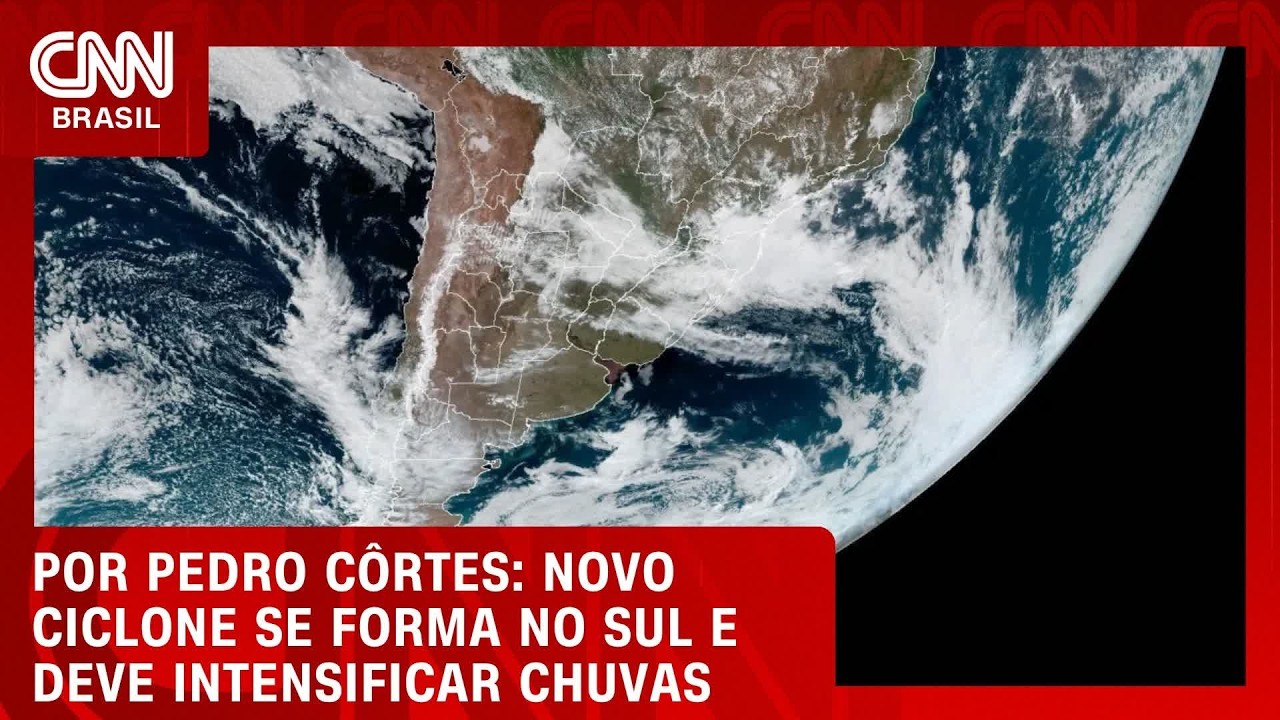 Novo ciclone extratropical se forma no Sul e deve intensificar chuvas | CNN NOVO DIA
